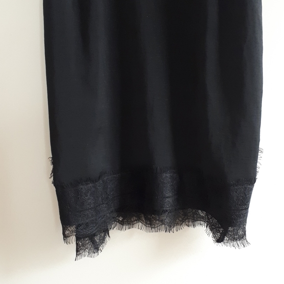 Black Lace Detail Cami Sz XS - Picture 12 of 14